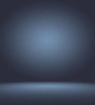 Abstract Smooth Dark blue with Black vignette Studio well use as background Stock Illustration