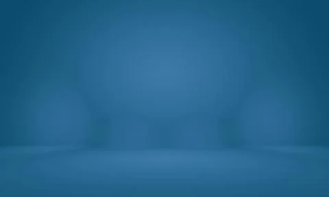 Abstract Smooth Dark blue with Black vignette Studio well use as background Stock Illustration