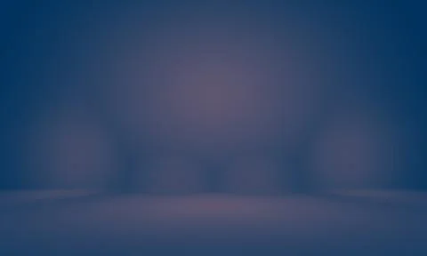 Abstract Smooth Dark blue with Black vignette Studio well use as background Stock Illustration