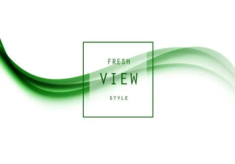 Abstract smooth design template Stock Illustration