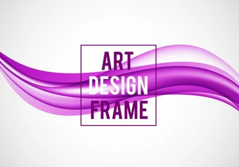 Abstract smooth design template Stock Illustration