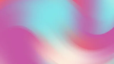 Abstract Smooth Flowing Gradient with Orange Blue and Pink Waves Stock Footage 311040688
