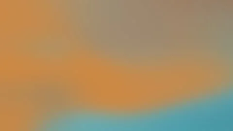 Abstract smooth fluid motion background in orange, cyan, rust, and teal. Se.. Video stock 333458111