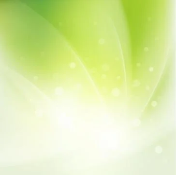Abstract smooth fresh green flow background, vector illustration Stock Illustration