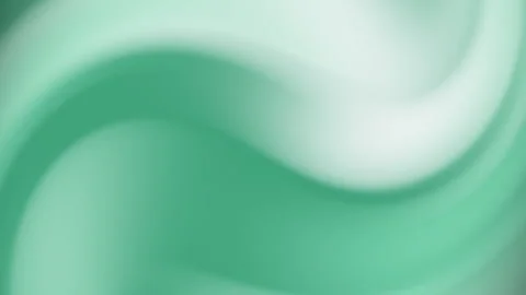 Abstract smooth gradient background with flowing green and white waves Vídeo Stock 327502389