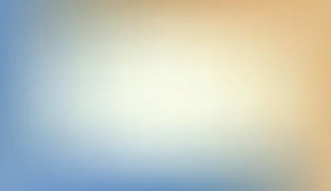 Abstract smooth gradient background with soft blue and warm golden tones Stockillustratie