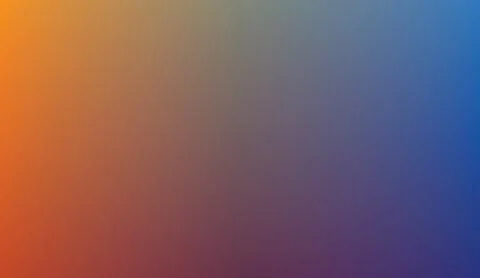 Abstract smooth gradient background with vibrant orange and blue color Stock Illustration