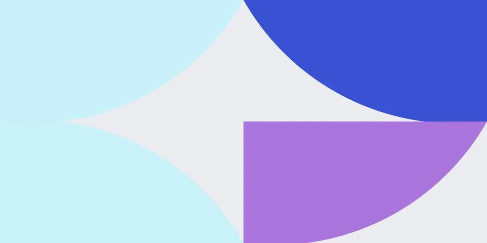 Abstract smooth gradient blend shapes design Stock Illustration