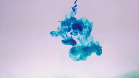 Abstract Smooth Gradient Ink Flow Loop Background in 4K Stock-Footage 319079543