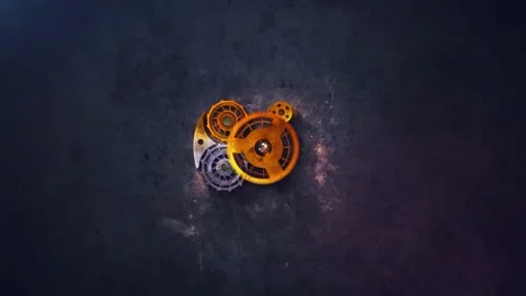 Abstract smooth gradient loop video 4k Stock-Footage 319078363