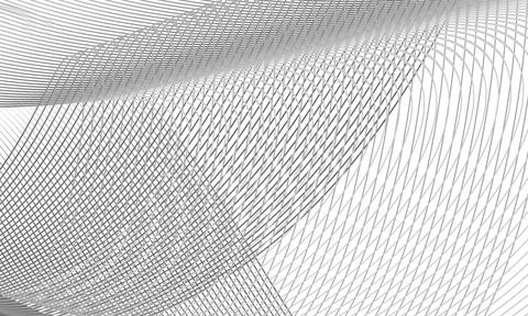 Abstract smooth gray waves background. Cross curve lines Vector Illustration. Illustrazione stock