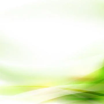 Abstract smooth green flow background, vector illustration Stock Illustration