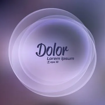 Abstract smooth light circle vector background Stock Illustration