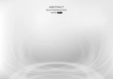 Abstract smooth light gray background Stock Illustration