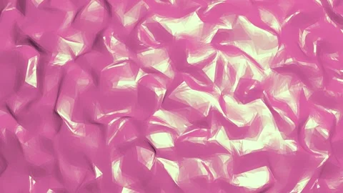 Abstract Smooth Low Poly Pink Liquid Waving Loop Stock Footage 341511318