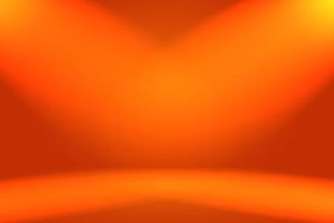 Abstract smooth Orange background layout design,studio,room, web template Stock Illustration