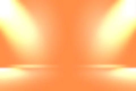 Abstract smooth Orange background layout design,studio,room, web template Illustrazione stock