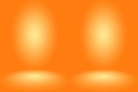 Abstract Smooth Orange background layout design,studio,room, web template Stock Illustration