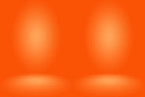 Abstract Smooth Orange background layout design,studio,room, web template Illustrazione stock