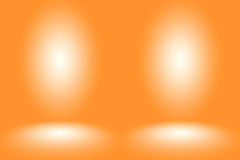 Abstract Smooth Orange background layout design,studio,room, web template Stock Illustration