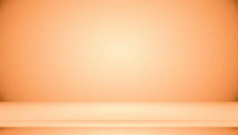 Abstract Smooth Orange background layout design,studio,room, web template ... Stock Photos