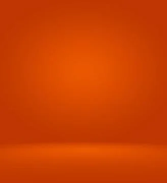 Abstract Smooth Orange background layout design,studio,room, web template ... Stock Photos