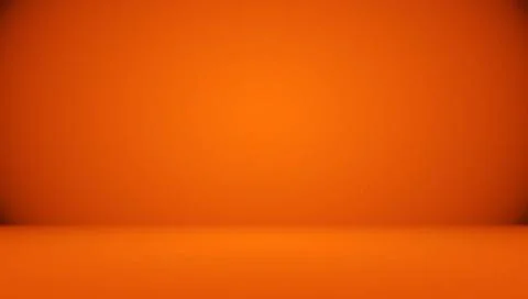 Abstract Smooth Orange background layout design,studio,room, web template ... Stock Photos