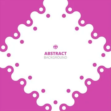 Abstract of smooth retro pink pattern background with white combination. Stock-Illustration
