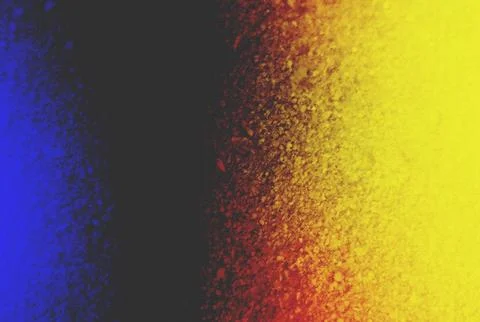 Abstract smooth shapes blue red and yellow gradient background with soft gr.. イラスト素材