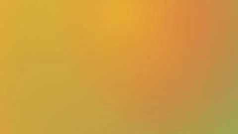 Abstract smooth warm yellow and orange gradient background with subtle gree.. Stock Illustration