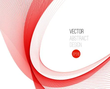 Abstract smooth wave motion illustration Stock Illustration