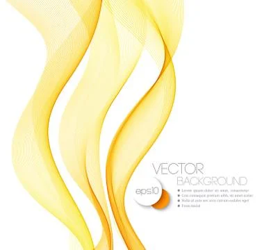 Abstract smooth wave motion illustration Stock Illustration