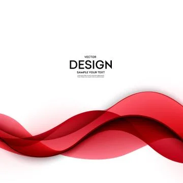 Abstract smooth wave motion illustration Illustrazione stock