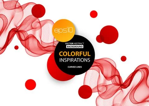 Abstract smooth wave motion illustration Stock Illustration