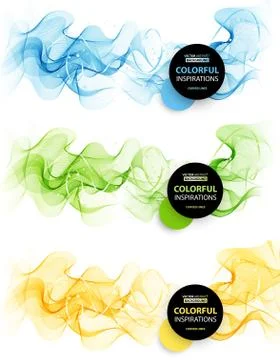 Abstract smooth wave motion illustration Illustrazione stock