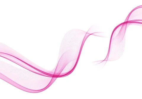 Abstract smooth wave motion illustration Stock Illustration