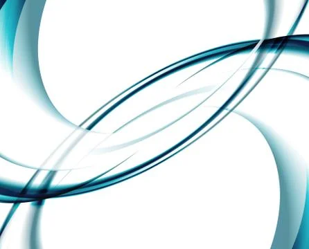 Abstract smooth wave motion illustration Illustrazione stock