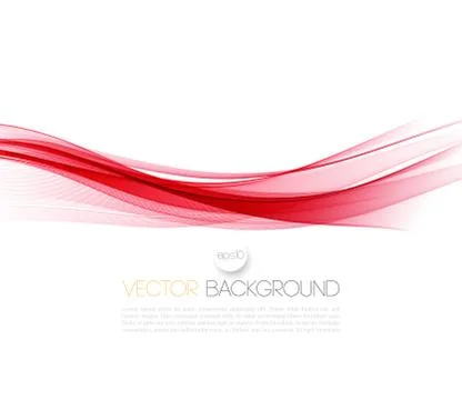 Abstract smooth wave motion illustration Stock Illustration