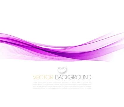 Abstract smooth wave motion illustration Stock Illustration
