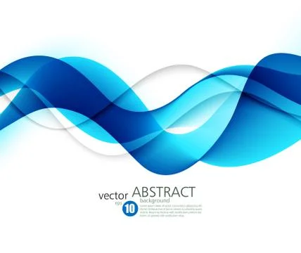 Abstract smooth wave motion illustration Illustrazione stock