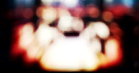 Abstract smooth waves vector background. Creativ and blurred light.Fantasy city Stock Footage 148528046