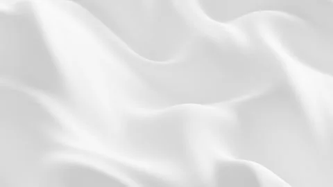 Abstract Smooth Waving Surface Loop 1 White Stock Footage 123133082