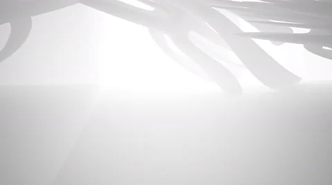 Abstract smooth white interior of the future. Architectural background. Stock Footage 64463922