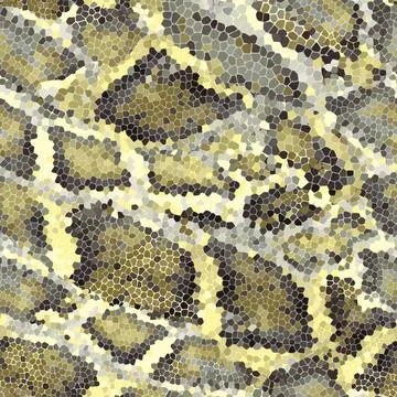 Abstract snake skin seamless pattern. Vector graphics Illustrazione stock