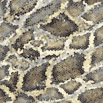 Abstract snake skin seamless pattern. Vector graphics 库存插图