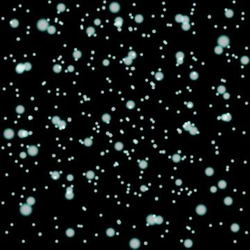 Abstract snow on black background - Vector Illustration Stock Illustration