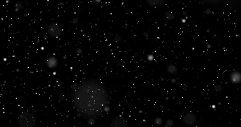 Abstract snow dust particles movement on dark back background Stock Footage 319017766