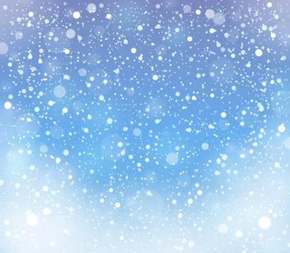 Abstract snow topic background Stock Illustration