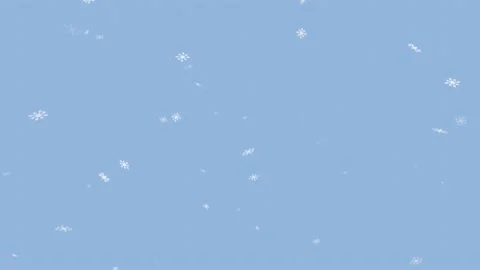 Abstract snowfall on a blue background Stock Footage 222106020