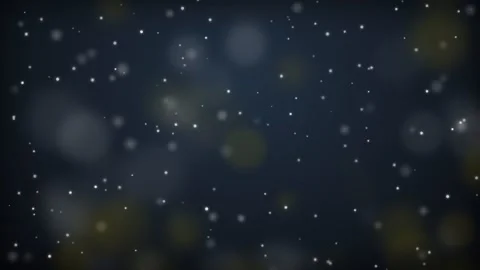 Abstract Snowflake Background With Bokeh Effect For Christmas Vidéo 331268037
